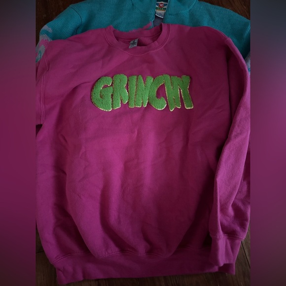 Pink Grinch Sweatshirt M - Picture 1 of 1